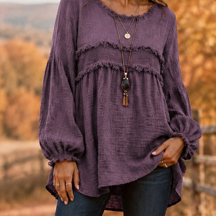 Boho stiliaus palaidine su raukiniais